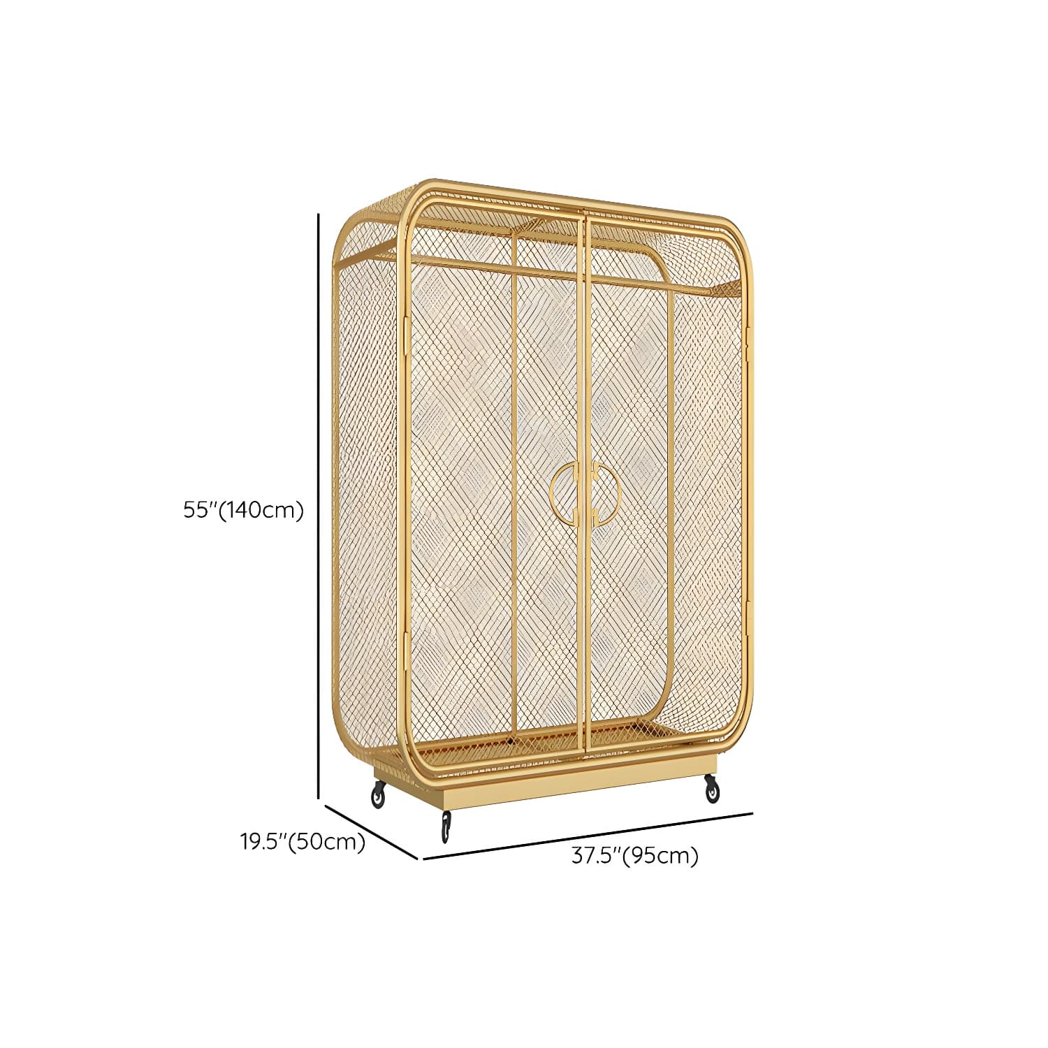 Contemporary Wardrobe Closet Metal Wardrobe Cabinet for Bedroom - image 27