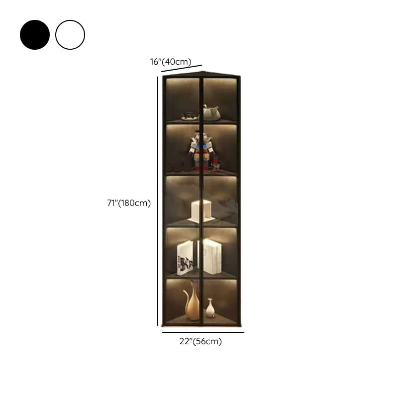 Nook Watertight Scratch-proofed Utility Storage Cabinet with Hutch, Glass-panel Door in Gray/Chalk, Stain Resistant - image 12