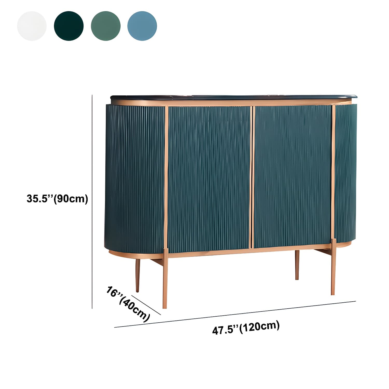Wood Sideboard Contemporary Style Side Board for Dining Room - image 17