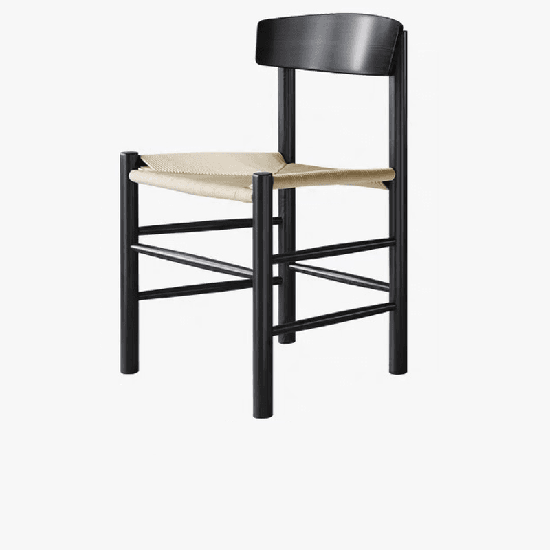 Retro Rounded Slate Dining Table Set with Stump Base, Fixed Mechanism, Unfinished Top - image 3