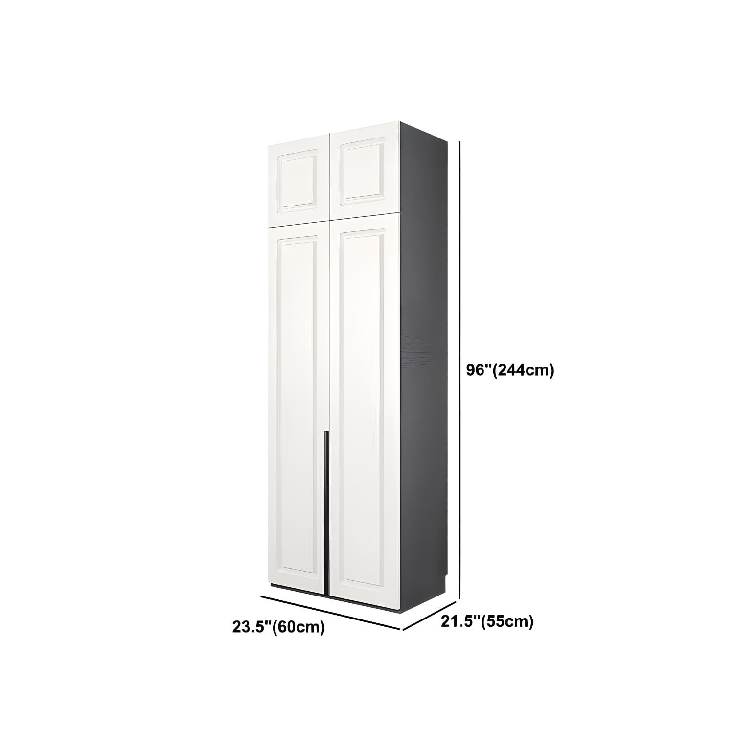 Modern Style Wooden Wardrobe Soft Close Door Wardrobe Closet with Drawer - image 25