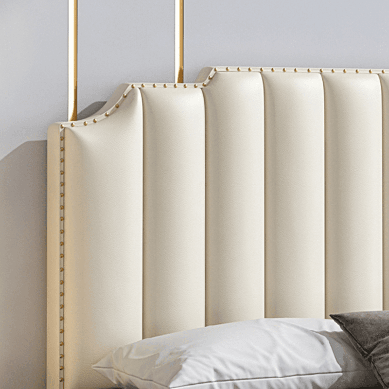 Standard（36-55“） Free-standing Standard Full(54"W x 75"L)/Twin(38"W x 75"L) Lumber Framed Portman Panel Headboard with Nailhead Design and Sponge Filing - image 15