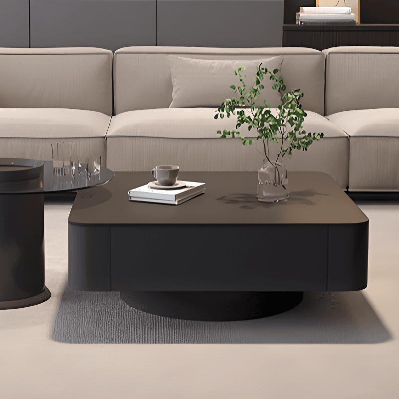 Nested Square Side Table with 2 Drawers - image 9