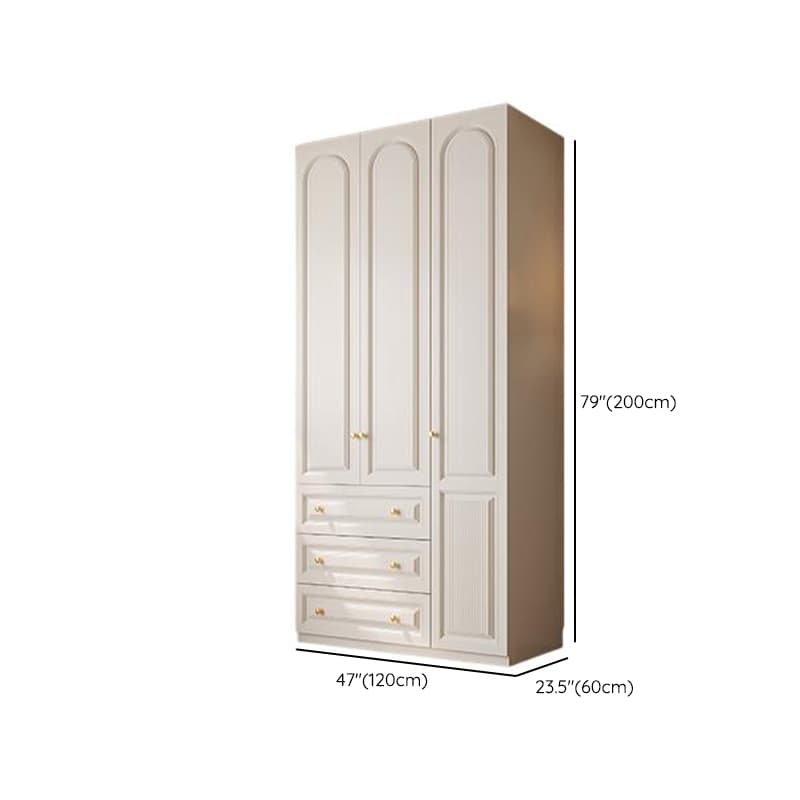 Minimalist Manufactured Wood Independent Almirah with Soft Close Drawer, Interior Shelves, and Clothing Rod - image 9