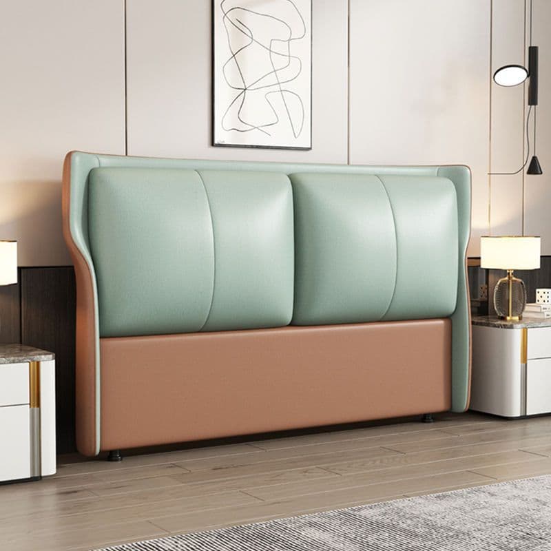 Standard（36-55“） Free-standing Standard Full(54"W x 75"L)/Twin(38"W x 75"L) Rectangular Wingback Headboard With Legs, Sponge Filing and Timber Frame Included - image 4