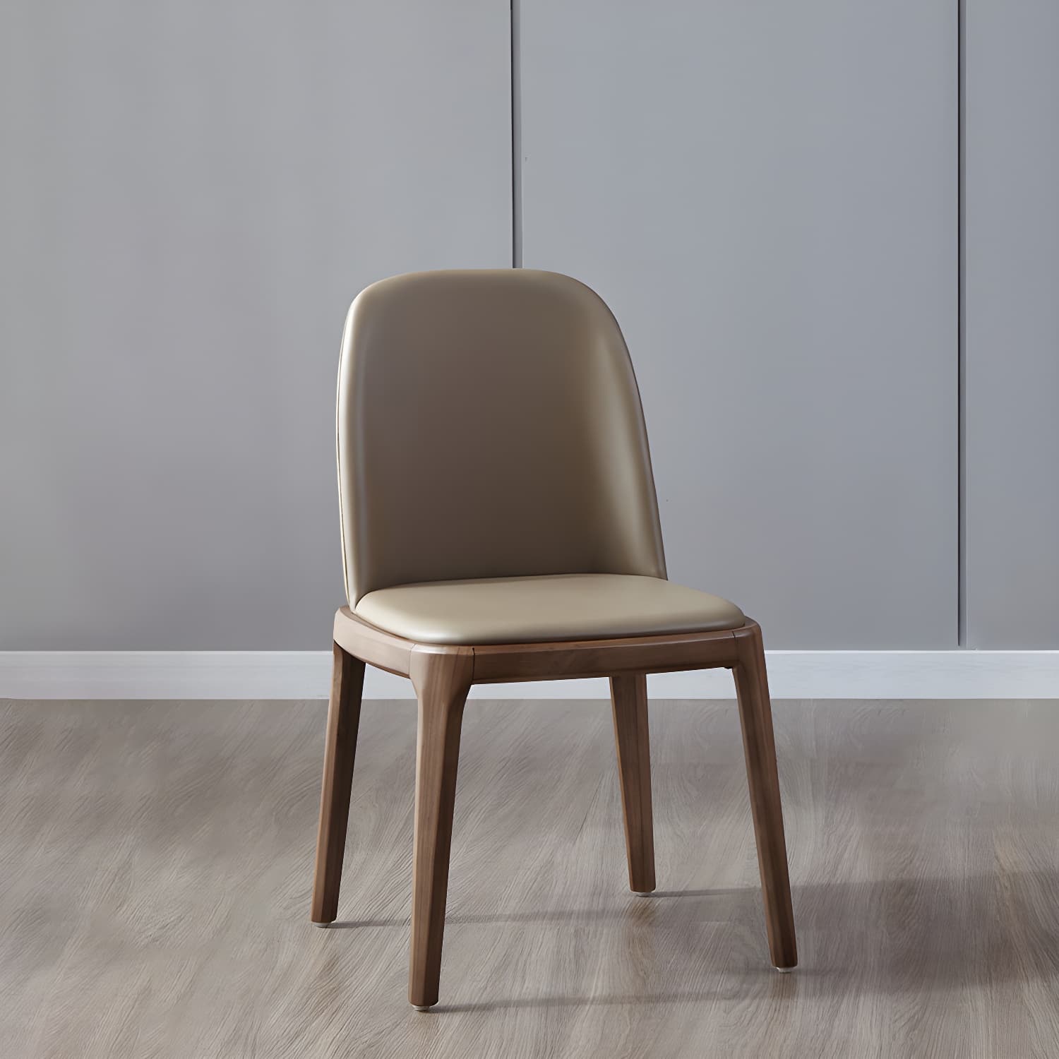 Industrial Home Leather Side Chair Matte Finish Parsons Dining Chair (Set of 2) - image 16