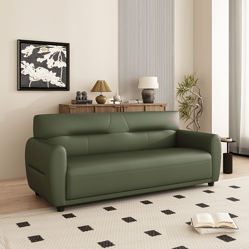 Dark Gray/Sage/Off-White Standard Sofa with Armrest for Drawing Room - image 4