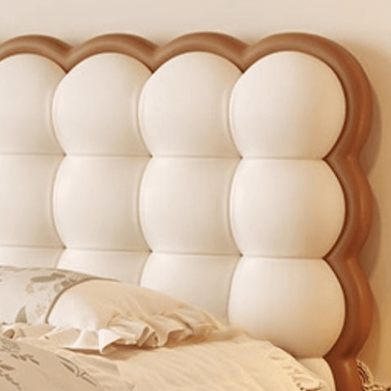 Storage Included Panel Bed with 3 Storage Boxes, Steel Frame, Stitch-tufted Design, and Sponge Upholstery - image 3