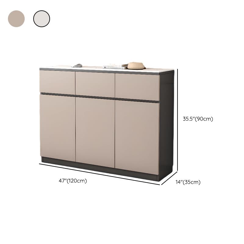 Four Internal Shelves/Two Internal Shelves & 4 Doors/5 Doors & 2 Drawers/5 Drawers Standard Sintered Stone Sideboard with Compartment - image 11