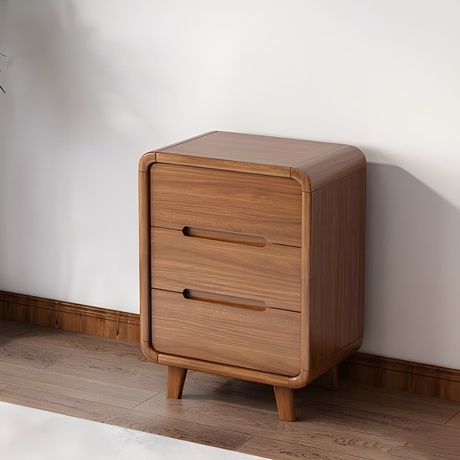 Modern Solid Wood Dresser with Narrow Profile and Drawers in Natural Finish - image 14