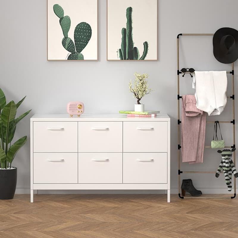Free Standing Metal Waterproof Accent Chest with 6 Drawers/4 Drawers/9 Drawers Living Room - image 19