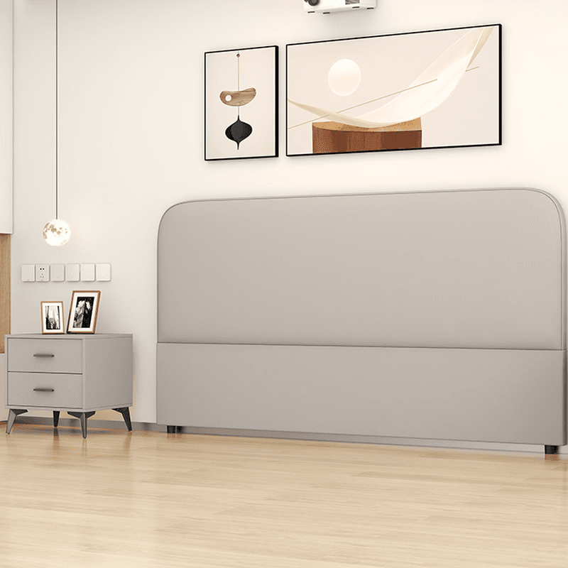 Simplistic Style Panel Headboard in Natural Wood with No Distressing, Rectangular Shape for Queen/Full/Twin XL Bed, Featuring Sponge Upholstery Fill and Standard Height - image 9