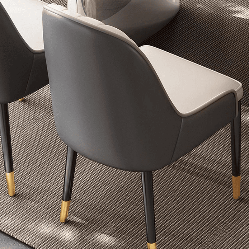 Modern Simple Style Dining Table Set with 7 Pieces Included