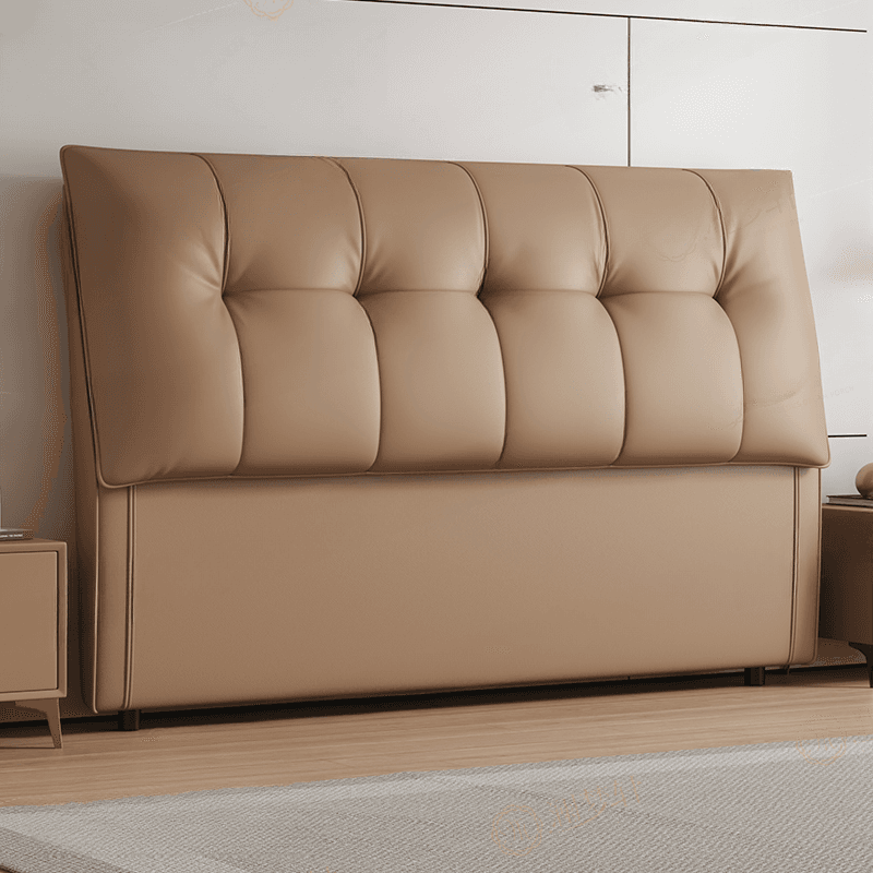 Trendy Panel Headboard with No Distressing, Piled Tufted Rectangle Design for King/Queen/Full Bed, Featuring Sponge Upholstery and Standard Height - image 4
