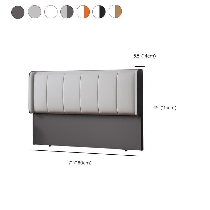 Modish Style Panel Headboard with No Distressing in Pine Wood, Rectangle Shape for Full/Queen Bed, Featuring Sponge Upholstery Fill and Standard Height - image 12