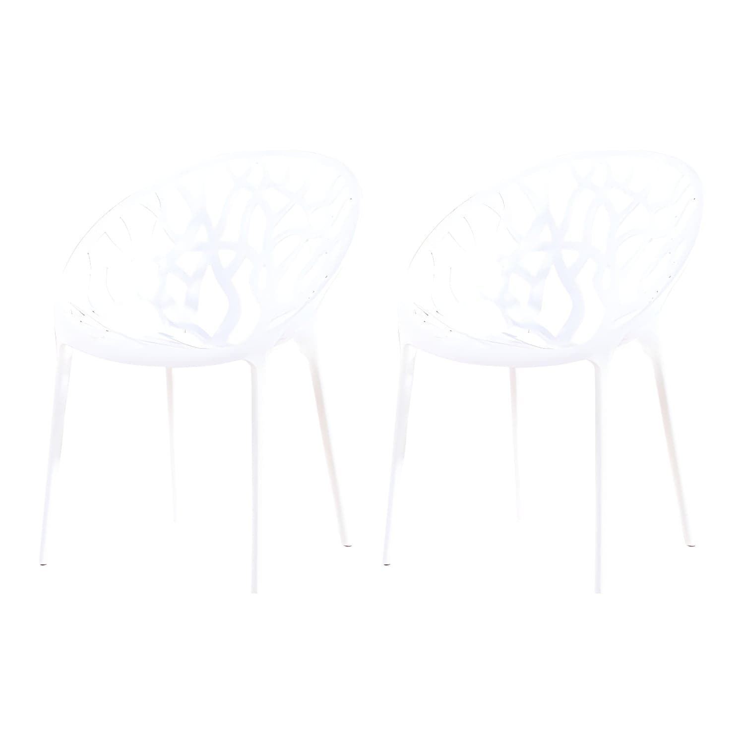 Contemporary Plastic Dining Room Chairs Armless Open Back Dining Side Chair for Restaurant - image 7