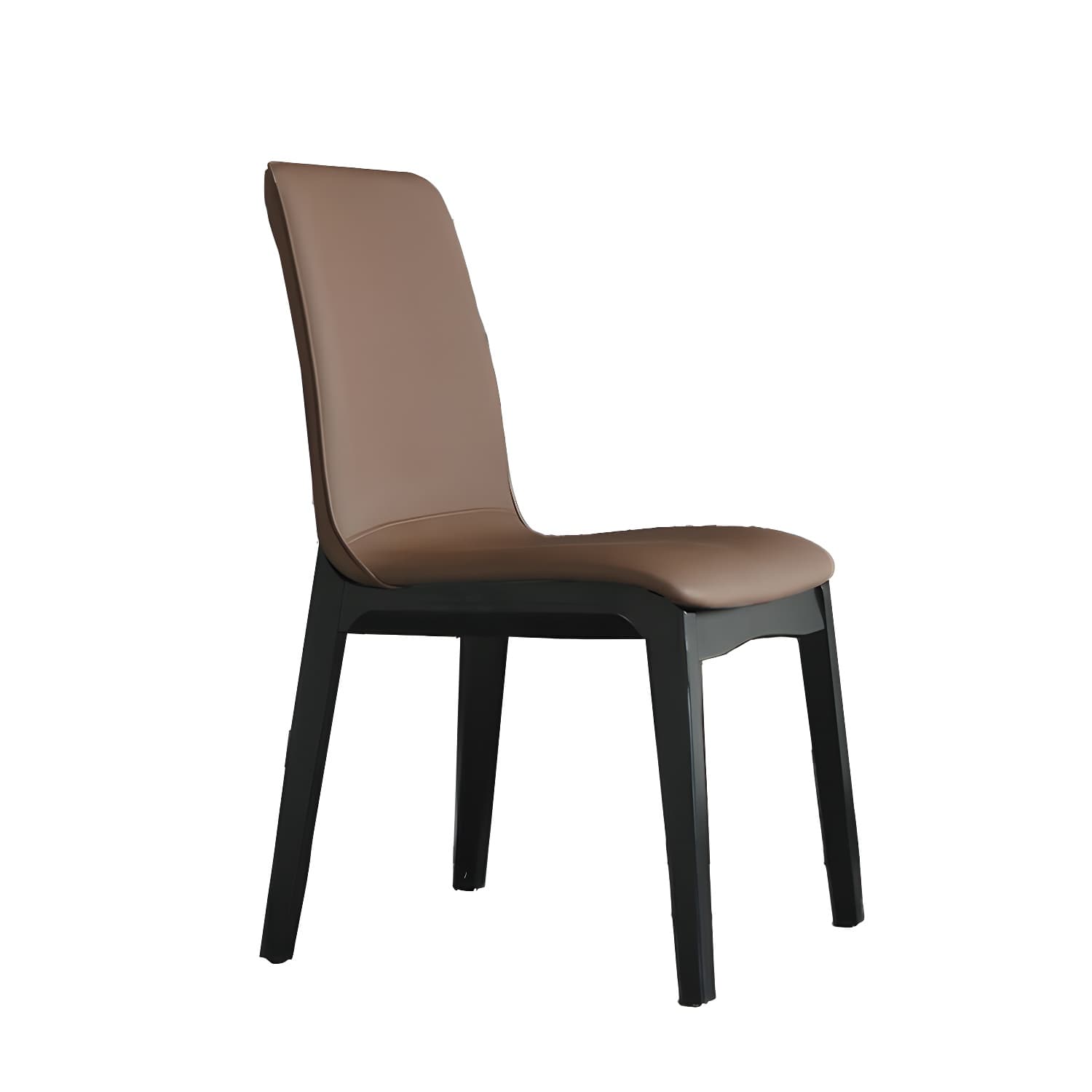 Modern Faux Leather Dining Chair with Solid Wood Legs for Dining Room - image 18