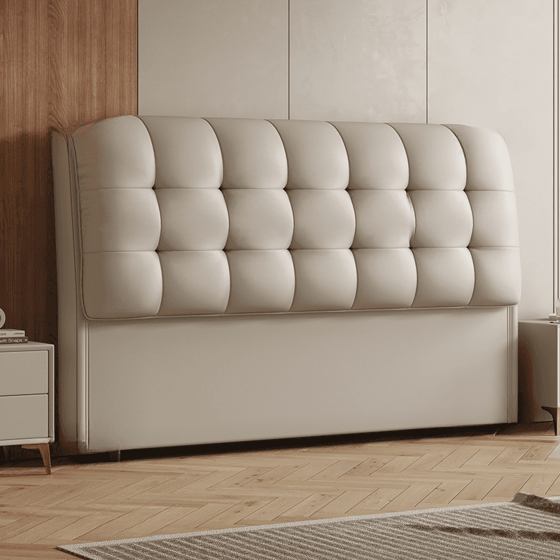 Simplistic Style Panel Headboard with No Distressing, Piled Tufted Rectangular Design for Queen/Full/Twin XL Bed, Featuring Sponge Upholstery and Standard Height - image 8