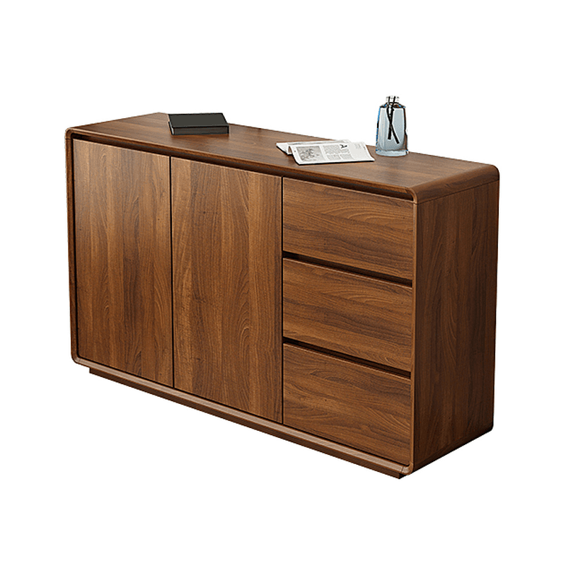 Ground Sideboard with 3 Drawers, Cupboard, Standard/Narrow Size, Timber Countertop, Adjustable Shelving, and 2 Doors/1 Door - image 10