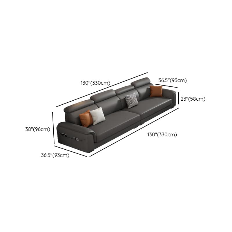 L-Shape/Straight Left/Horizontal Sofa Recliner/Sofa Couch with Pine Wood Frame - image 18