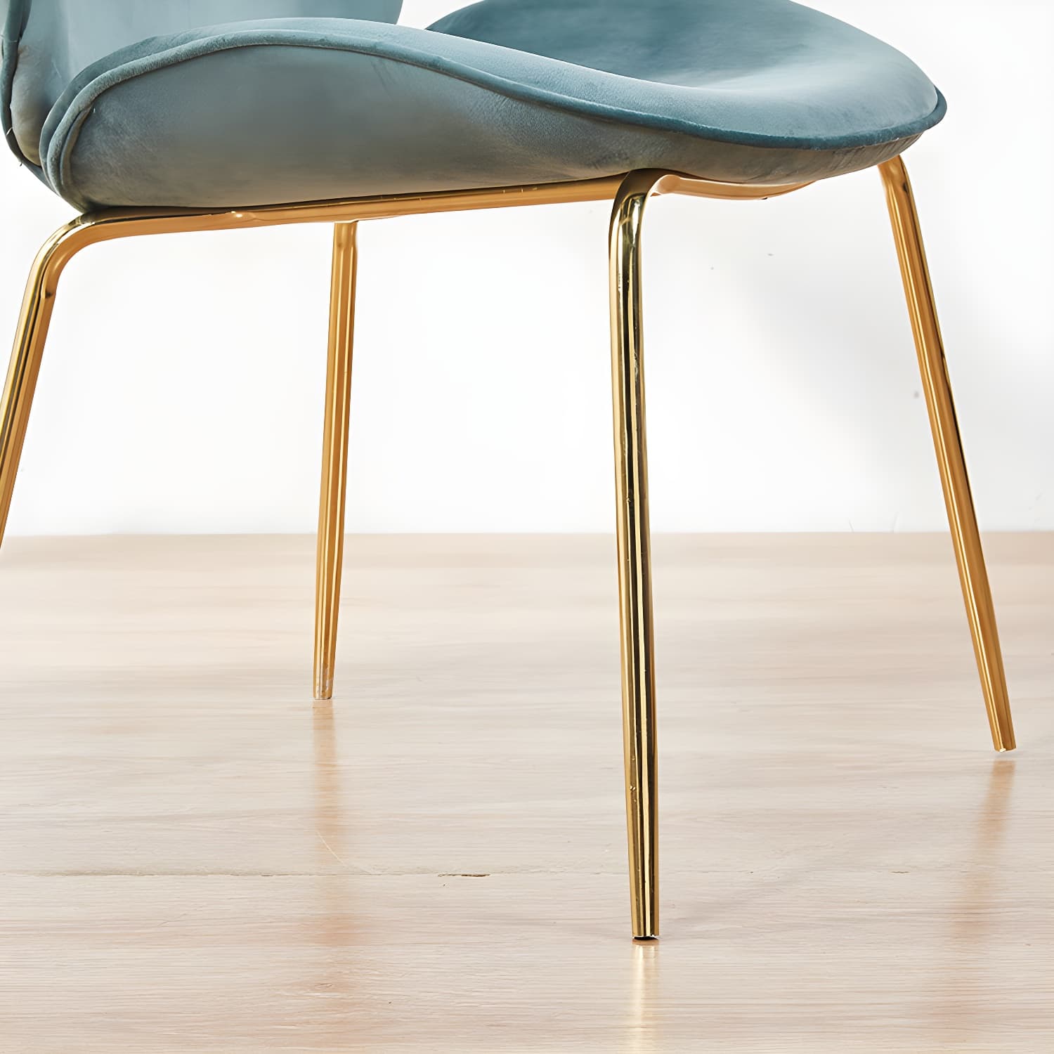Metal Scandinavian Restaurant Side Chair Matte Finish Wingback Dining Chair - image 19