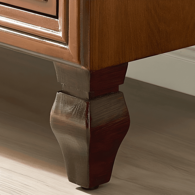 Modern Simple Style 3 Tiers/5 Tiers/4 Tiers Bachelor Chest/Console Dresser/Semainier in Solid+Manufactured Wood, Dyed Finish - image 15