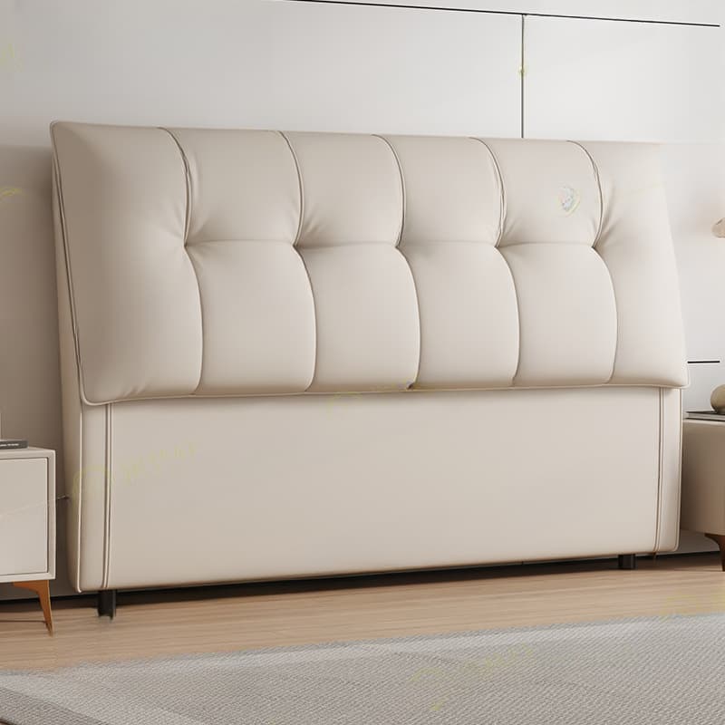 Trendy Panel Headboard with No Distressing, Piled Tufted Rectangle Design for King/Queen/Full Bed, Featuring Sponge Upholstery and Standard Height - image 8