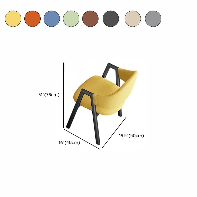 Dining Table Set with Rounded Shape and Padded Chair Back, Featuring Armrest and White Separable Table Top - image 24