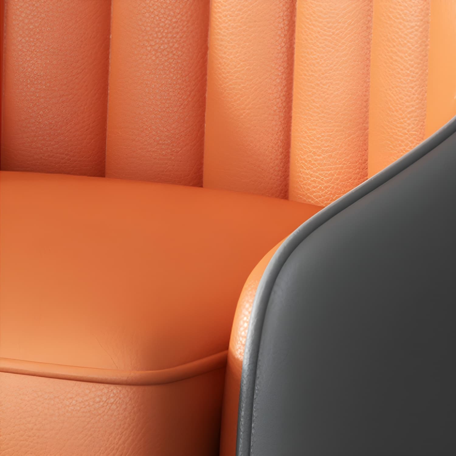 Elegant Glam Faux Leather Dining Chair with Solid Back for Kitchen & Dining - image 26
