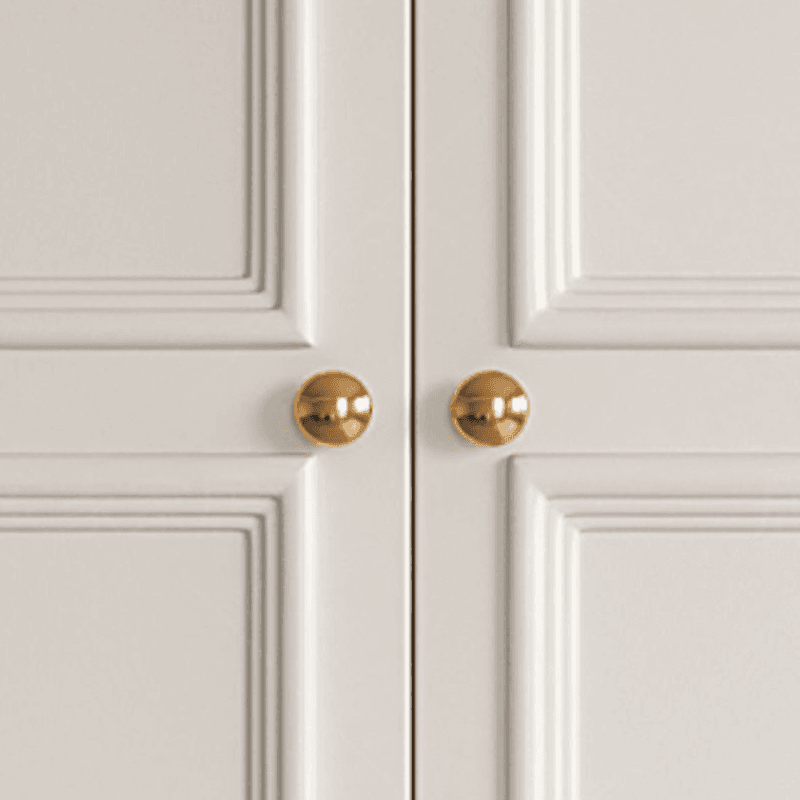 Chalk Modern Wooden Standalone Almirah with Soft Close Drawer, Soft Close Door, and Interior Shelves - image 4