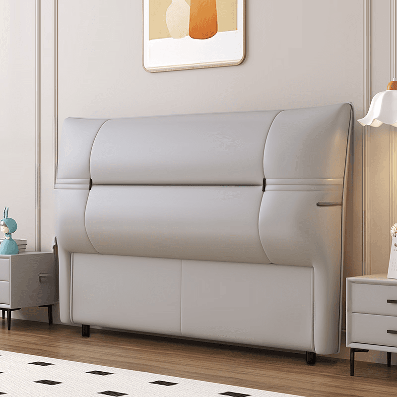 Simplistic Panel Headboard with No Distressing, Piled Tufted Rectangular Shape for King/Queen/Full Bed, Featuring Sponge Upholstery and Standard Height - image 3