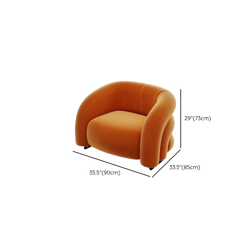 Living Room Use Arced/Straight Natural Wood Right Hand Facing/Horizontal Corner Sectional/Sofa with Concealed Support for 5/6 Person/for 2 - image 21