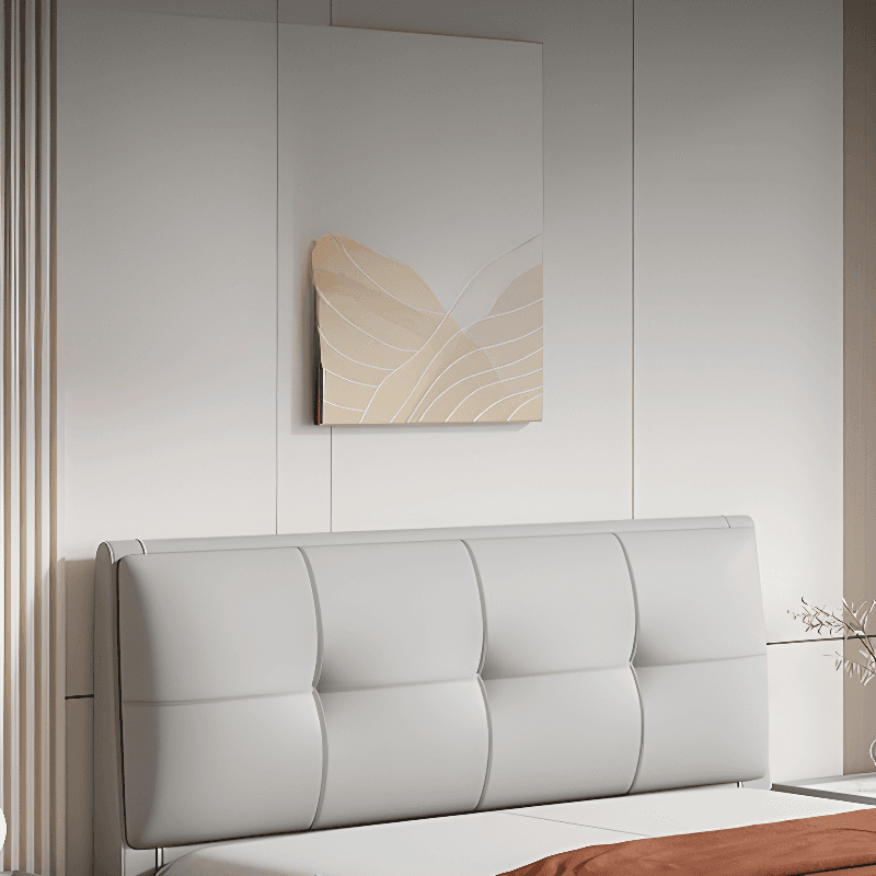 Art Deco Free-standing Standard Full(54"W x 75"L) Panel No Distressing With Legs in Wood/ Upholstery and Sponge - image 9