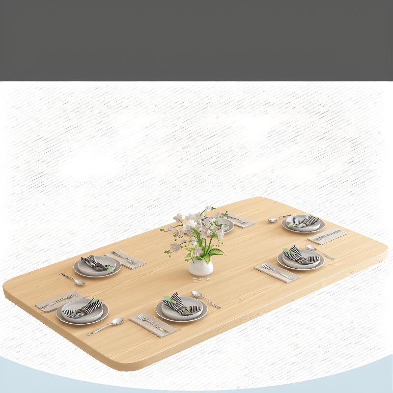 Casual Dining Table Set with Natural Wood Finish, Reclaimed Wood Top, and Seating for 4 Chairs - image 13