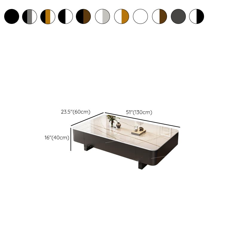 Rectangular Side Table with Twin Support Base, Rawhide Upholstery, and 2 Drawers - image 21
