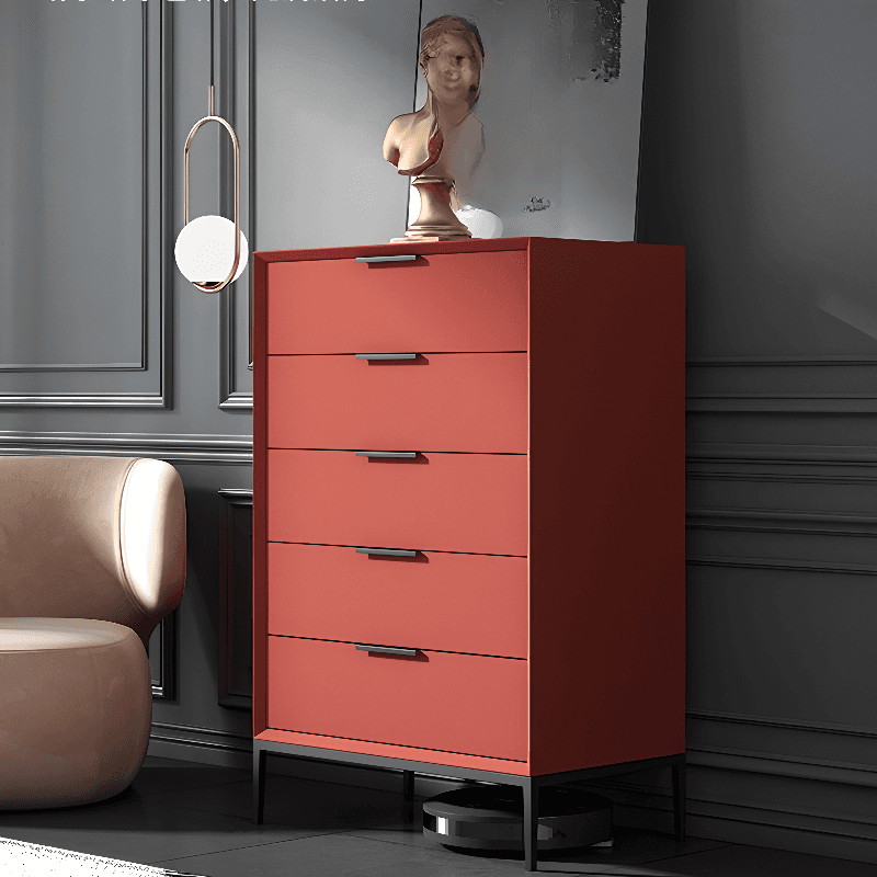 Modern Solid+Engineered Wood 5 Tiers/3 Tiers/4 Tiers Double Dresser/Semainier/Bachelor Chest - image 9