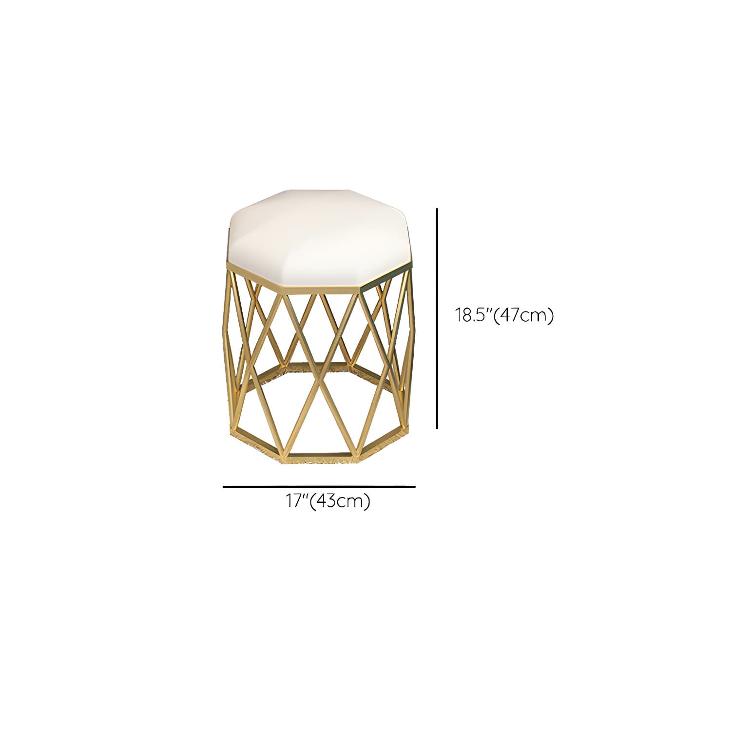 Contemporary Bedroom Metallic Lighted Mirror With Drawer Makeup Vanity Set - image 25