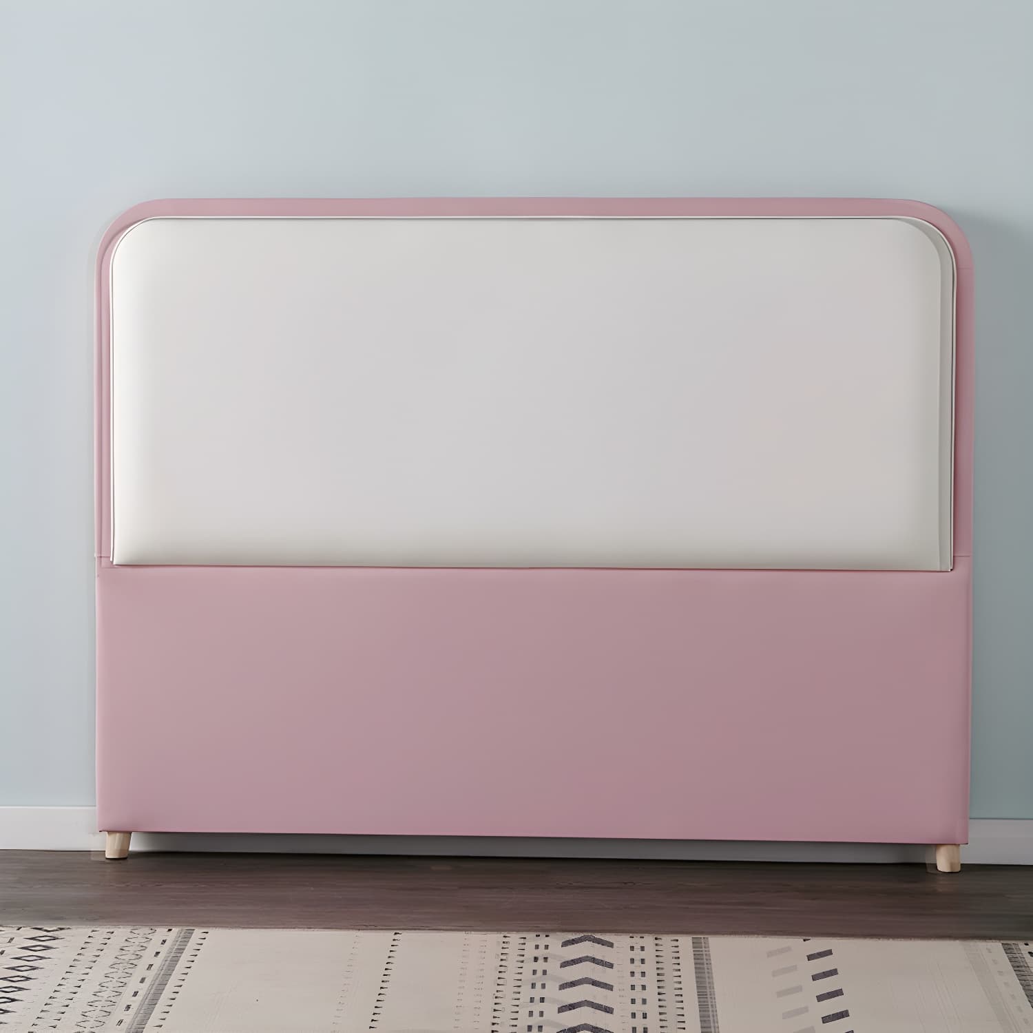 Modern Upholstered Panel Headboard with Leather Upholstery and Rectangular Shape - image 9