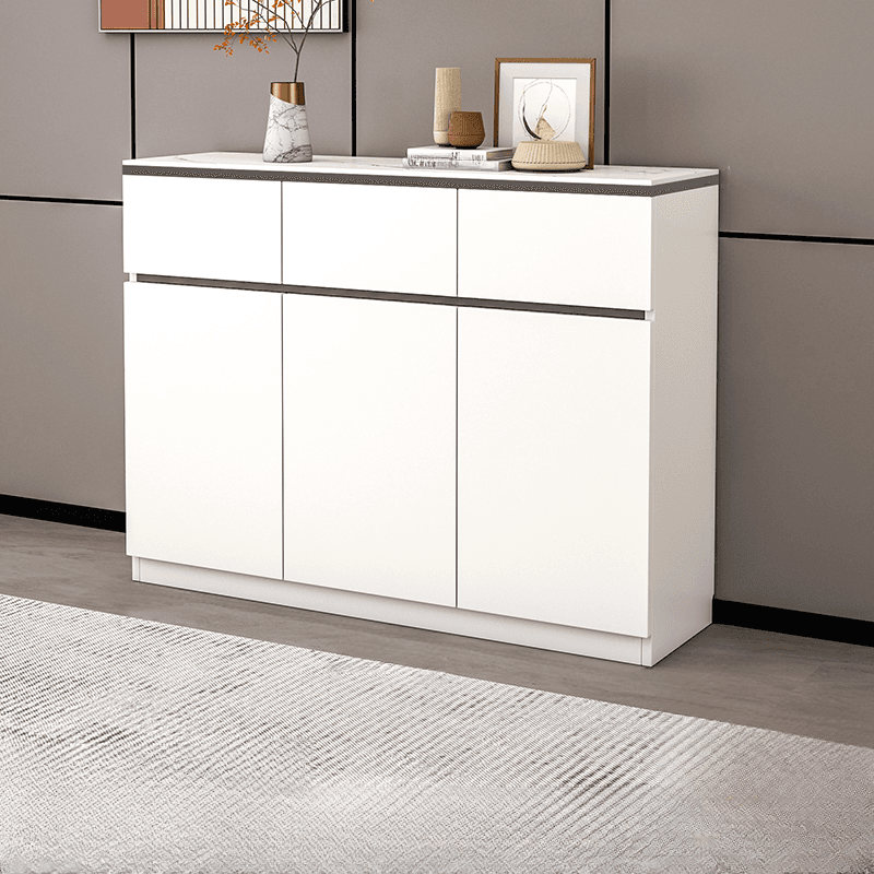 Four Internal Shelves/Two Internal Shelves & 4 Doors/5 Doors & 2 Drawers/5 Drawers Standard Sintered Stone Sideboard with Compartment