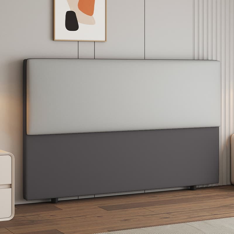 Modern Simple Style Panel Headboard in Wood with No Distressing, Rectangle Shape for King/Queen/Full Bed, Featuring Sponge Upholstery and Standard Height - image 3