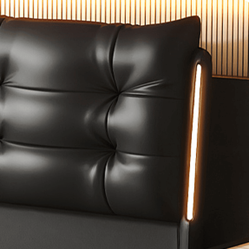 Simplistic Style Wingback Headboard with No Distressing, Piled Tufted Rectangular Shape for King/Queen/Full Bed, Featuring Sponge Upholstery Fill and Standard Height - image 7