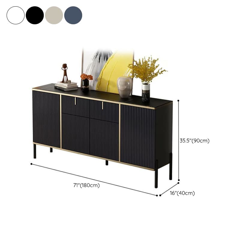 Art Deco Parlor Flooring Buffet Table/Server with Worktop Countertop - image 25