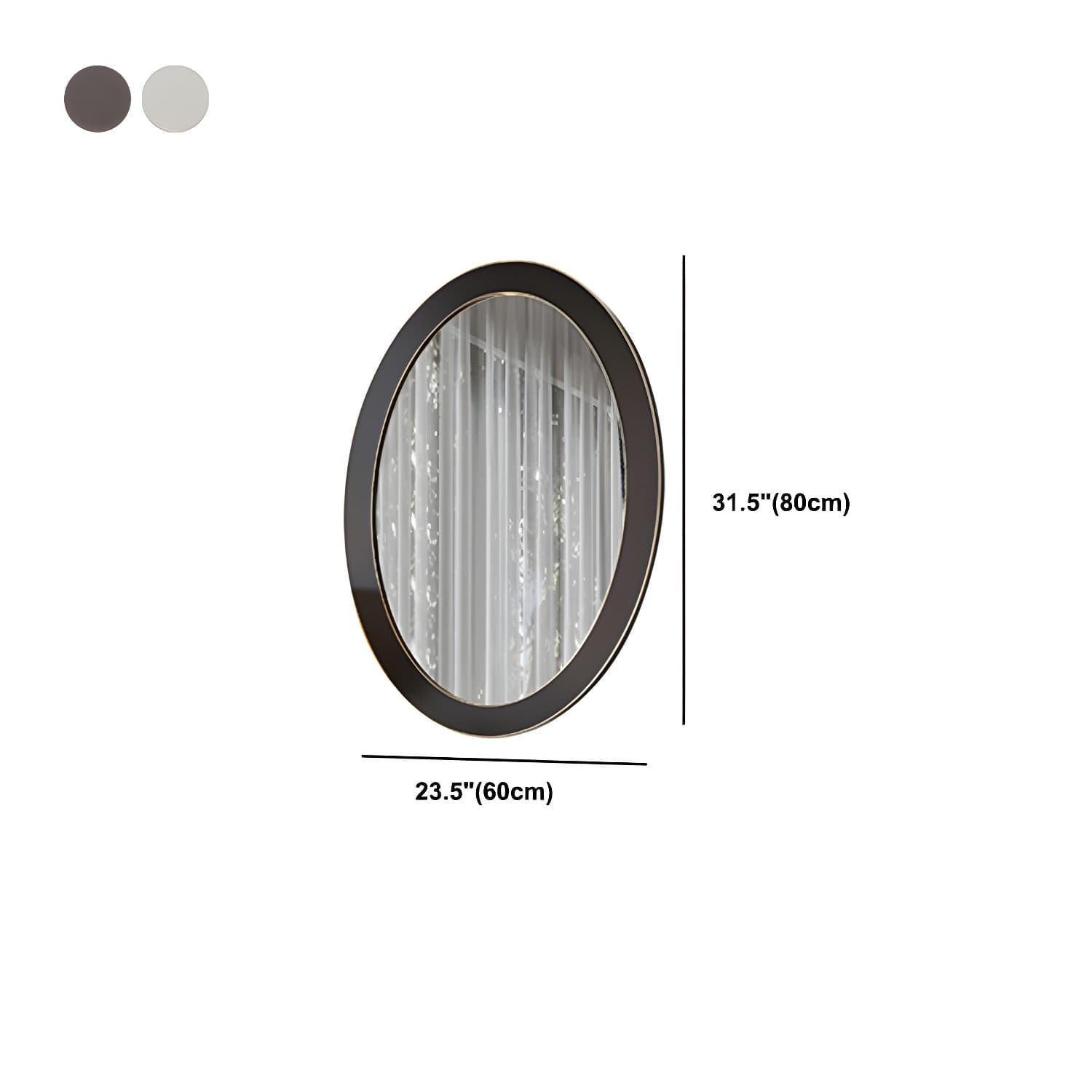 Mirror & 3 Drawers Makeup Vanity Dressing Table Solid Wood Dresser - image 19