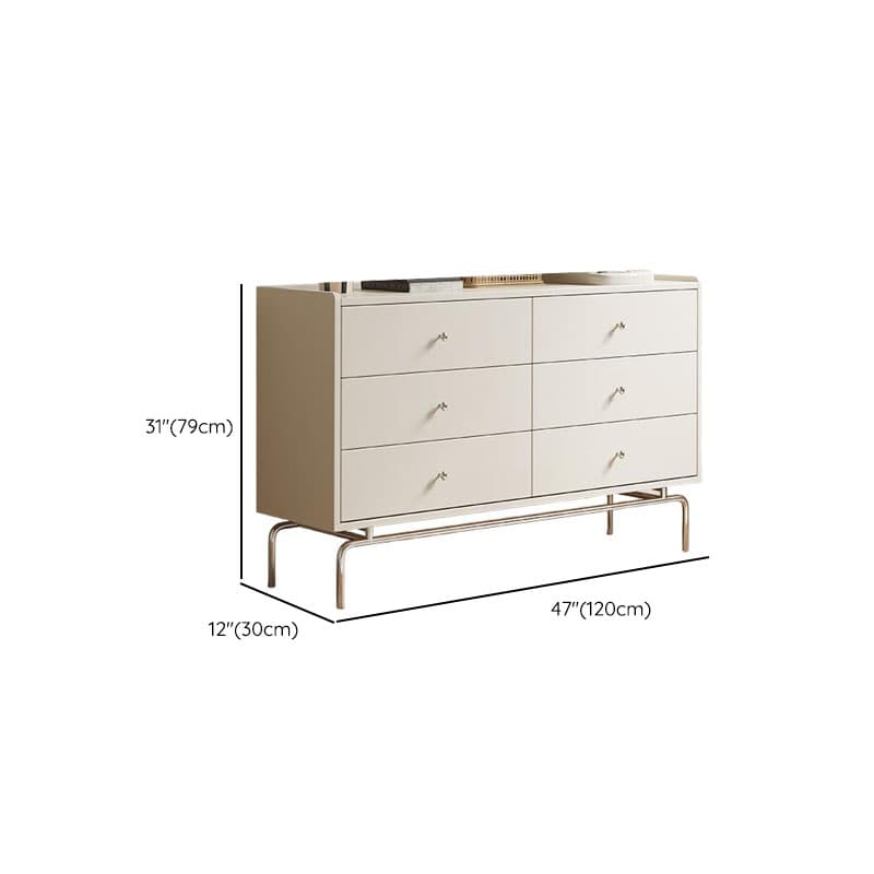 Chalk Casual Raw Wood Console Dresser/Semainier with 9/6/5 Drawers in Horizontal/Vertical Orientation - image 8