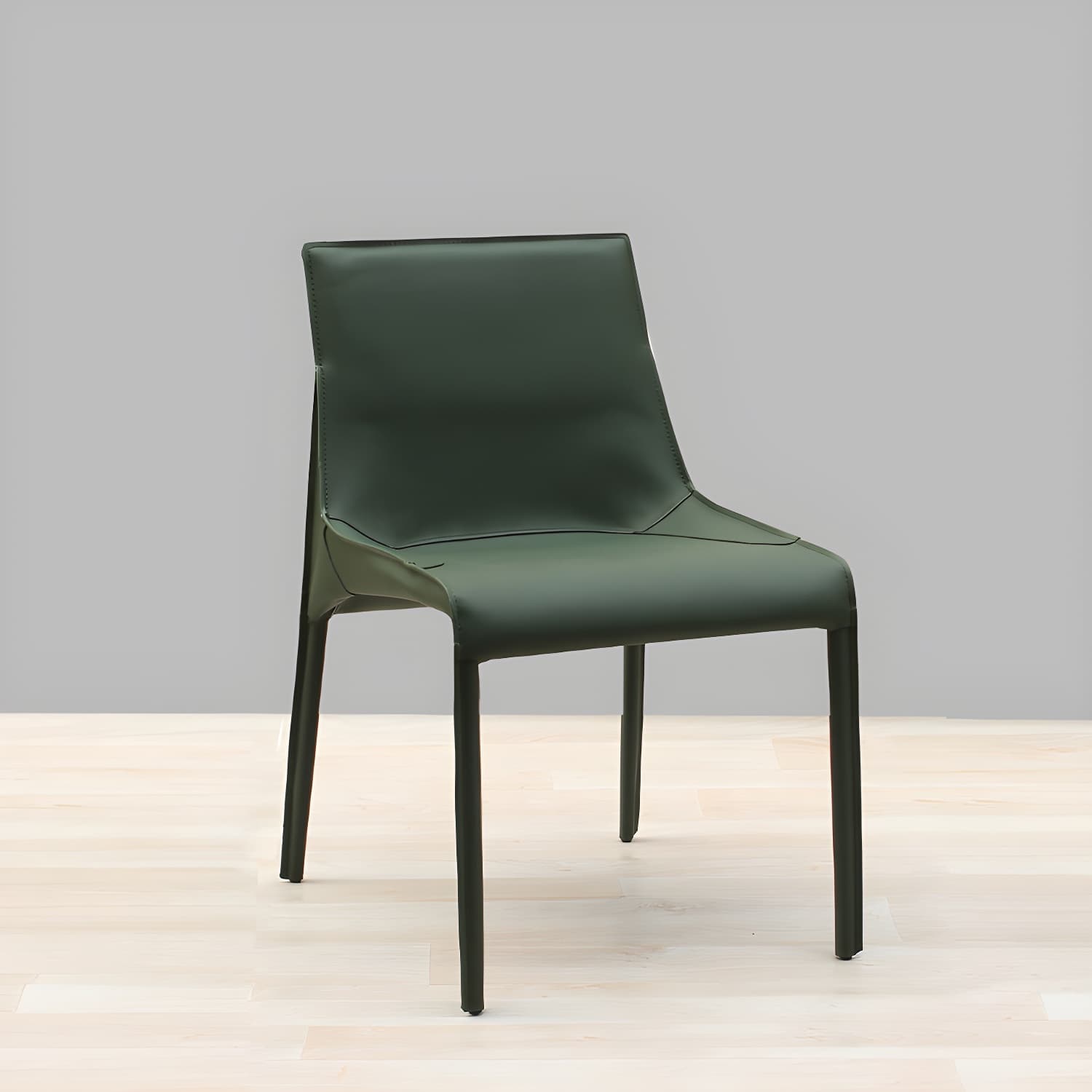 Designer Style Leather Dining Chair Matte Finish Parsons Dining Side Chair - image 3