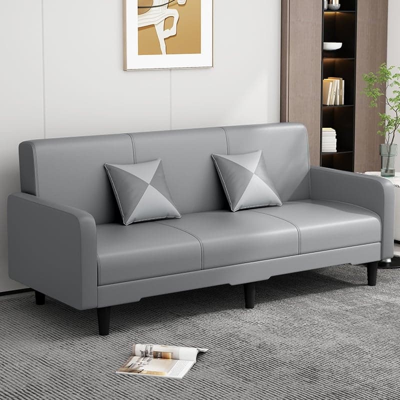 Drawing Room Gray/Light Brown/Off-White Standard Sofa with Armrest - image 3