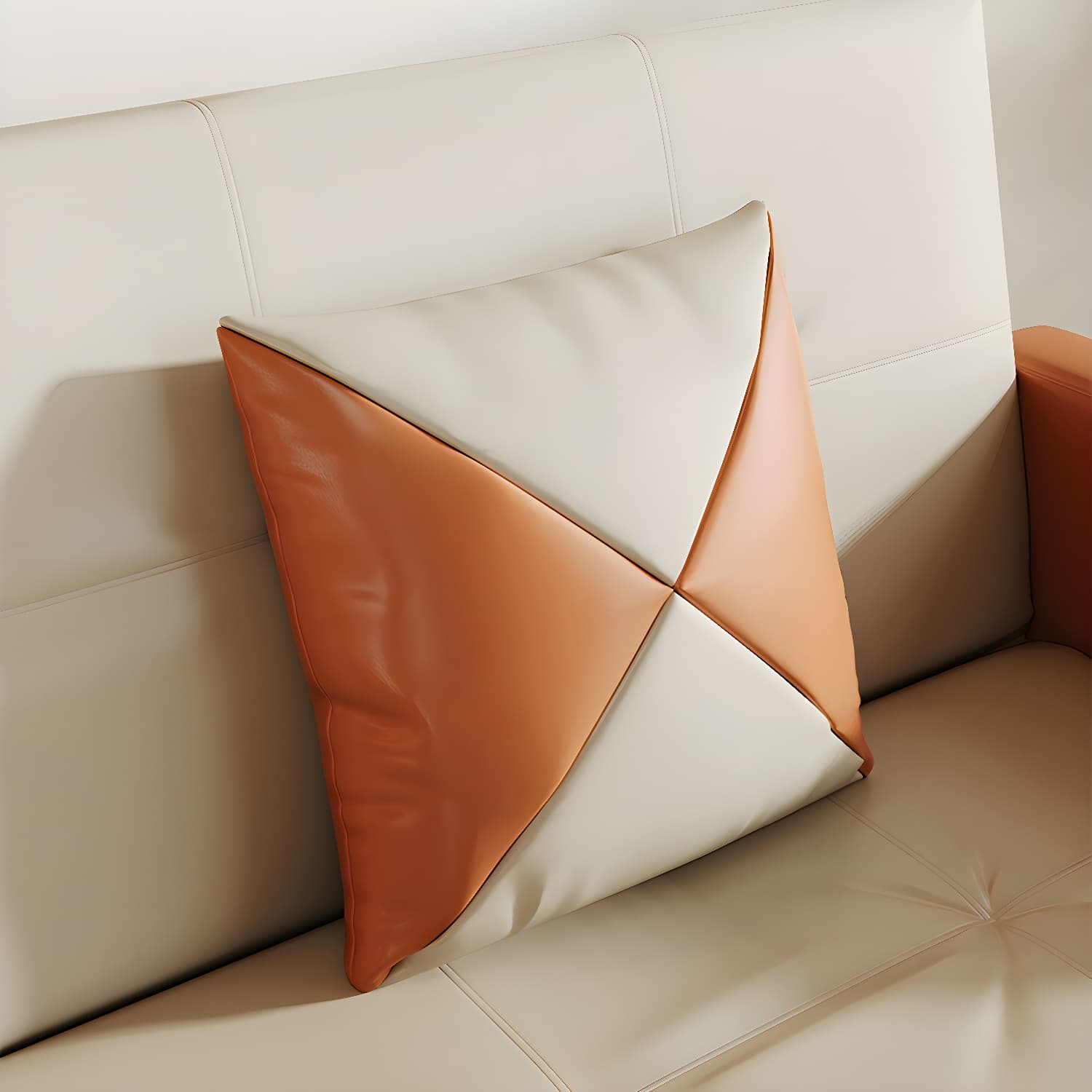 Modern Folding Double Chaise in Natural Color for Drawing Room - image 18