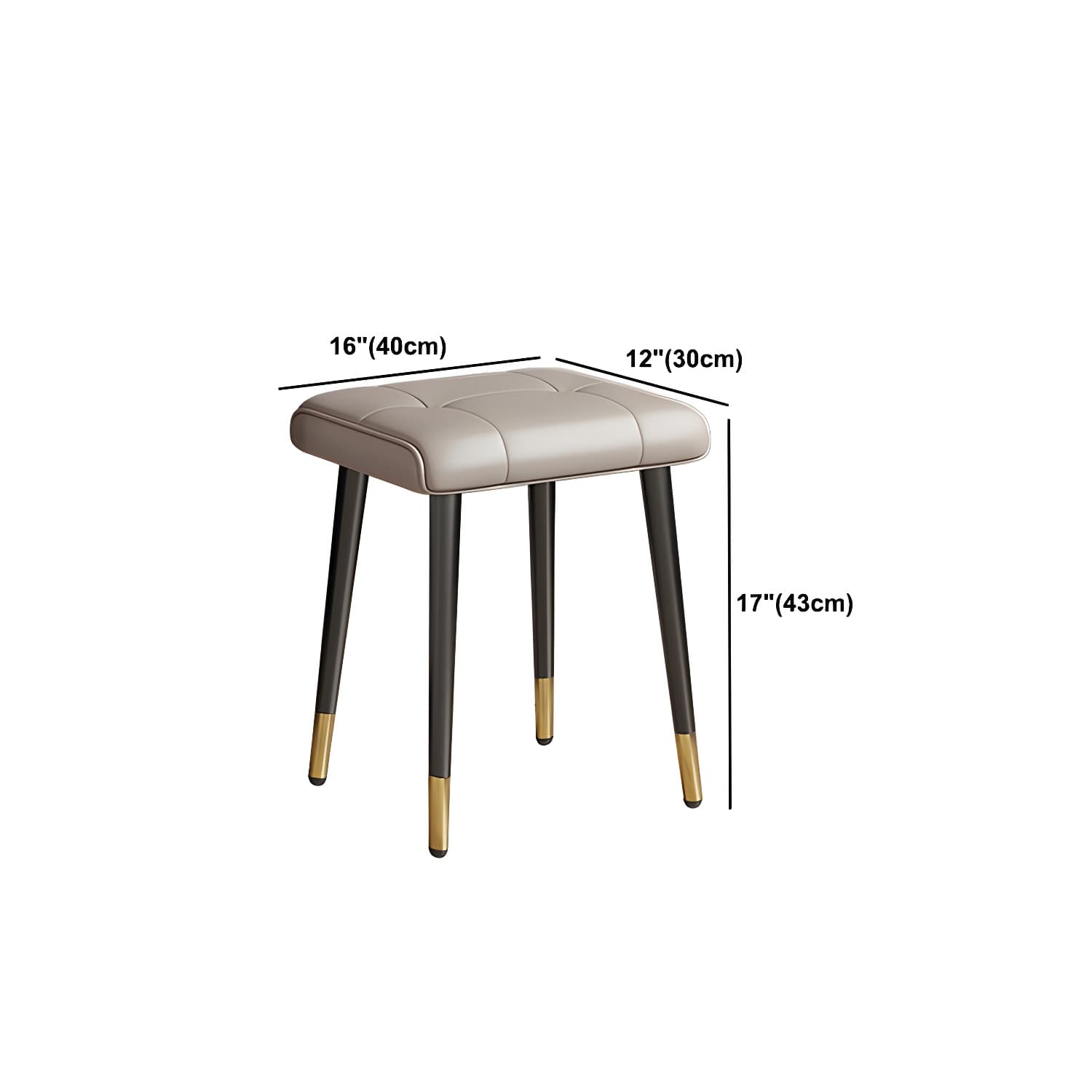 Modern Slate Top Vanity Makeup Table Set Grey Makeup Vanity Desk Table - image 19