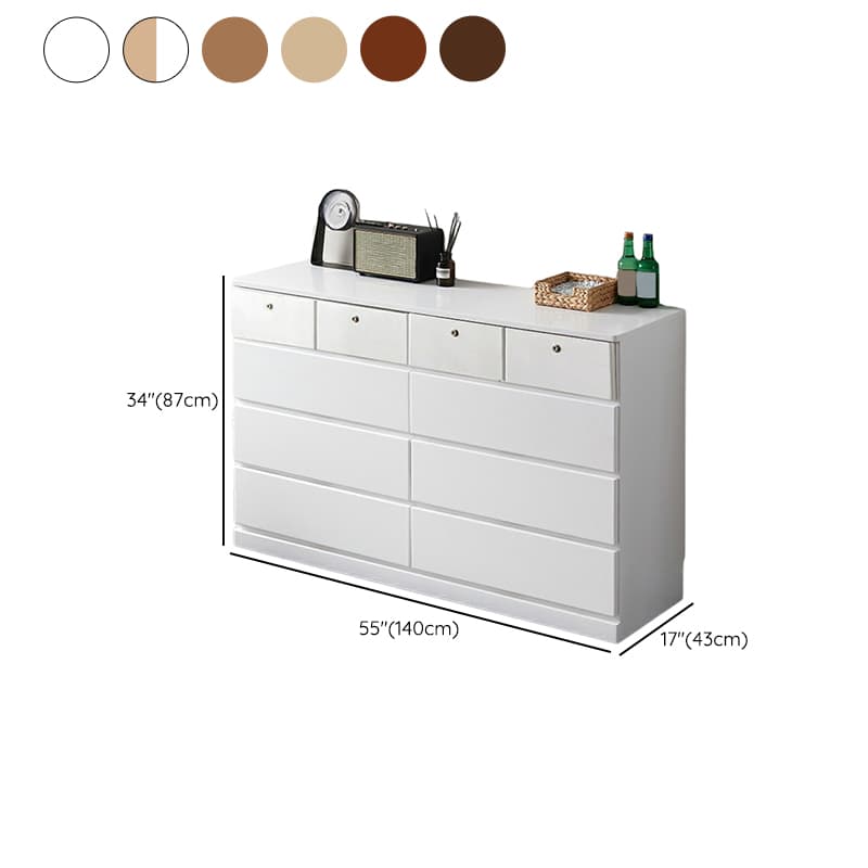 Elegant Medium Wood Scandinavian Dresser with Self-Close Drawers - image 18