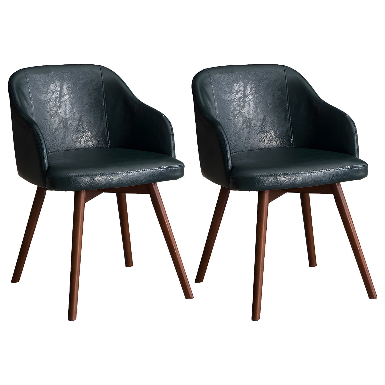Scandinavian Beech Solid Back Arm Chair Fabric Dining Chair with Natural Legs - image 8